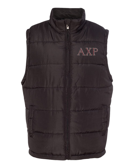Alpha Chi Rho Embroidered Puffer Vest