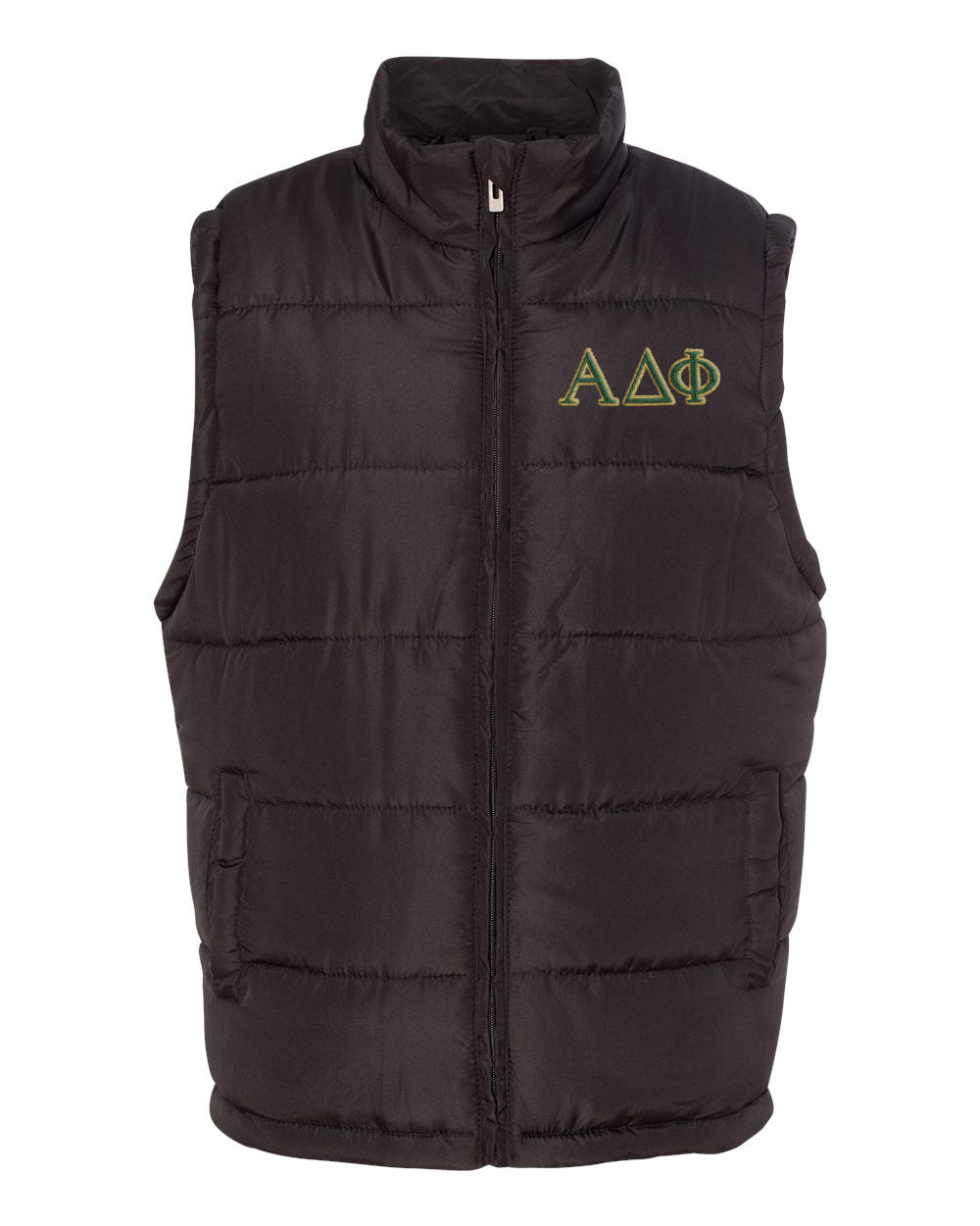 Alpha Delta Phi Embroidered Puffer Vest