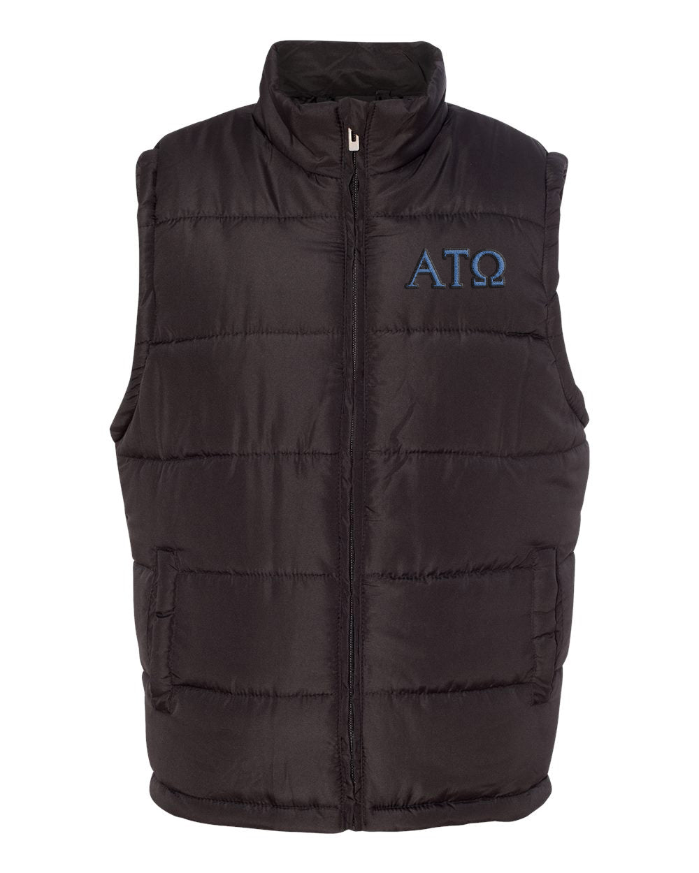 Alpha Tau Omega Embroidered Puffer Vest
