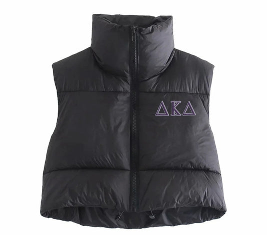 Delta Kappa Delta Embroidered Puffer Vest