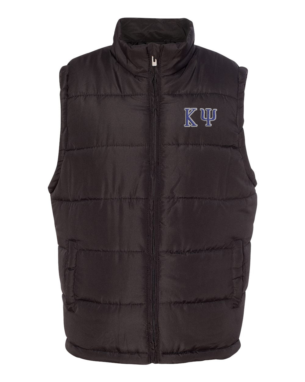 Kappa Psi Embroidered Puffer Vest