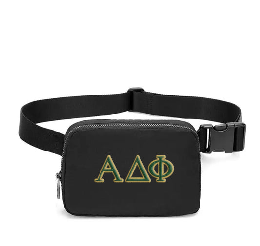 Alpha Delta Phi Embroidered Belt Bag