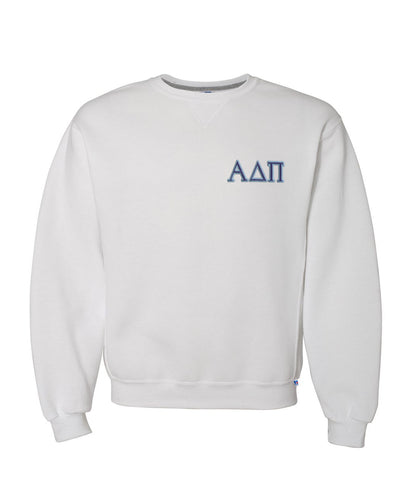 Alpha Delta Pi Embroidered Crewneck Sweatshirt