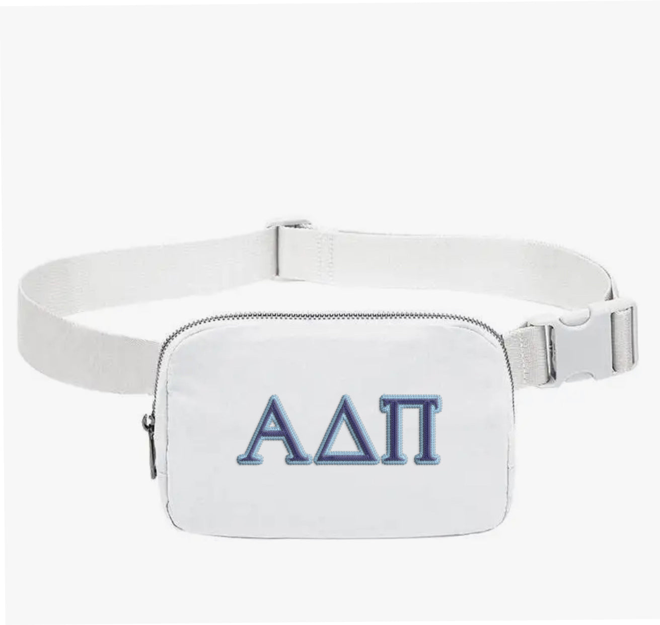 Alpha Delta Pi Embroidered Belt Bag