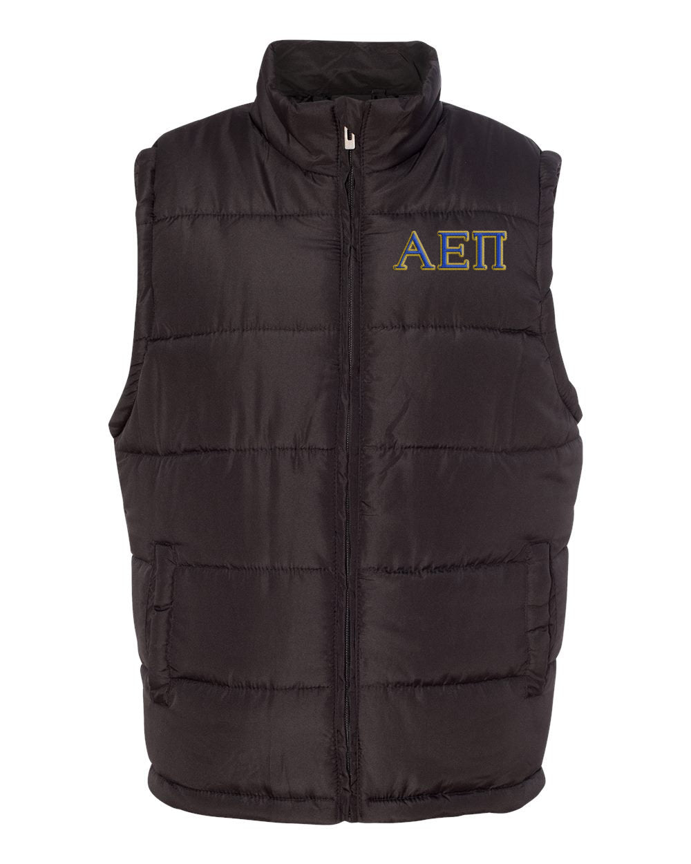 Alpha Epsilon Pi Embroidered Puffer Vest