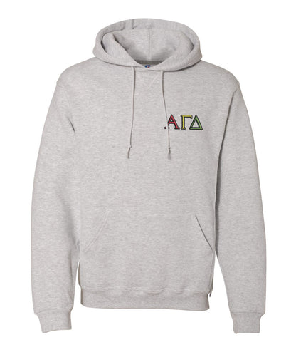 Alpha Gamma Delta Embroidered Hoodie