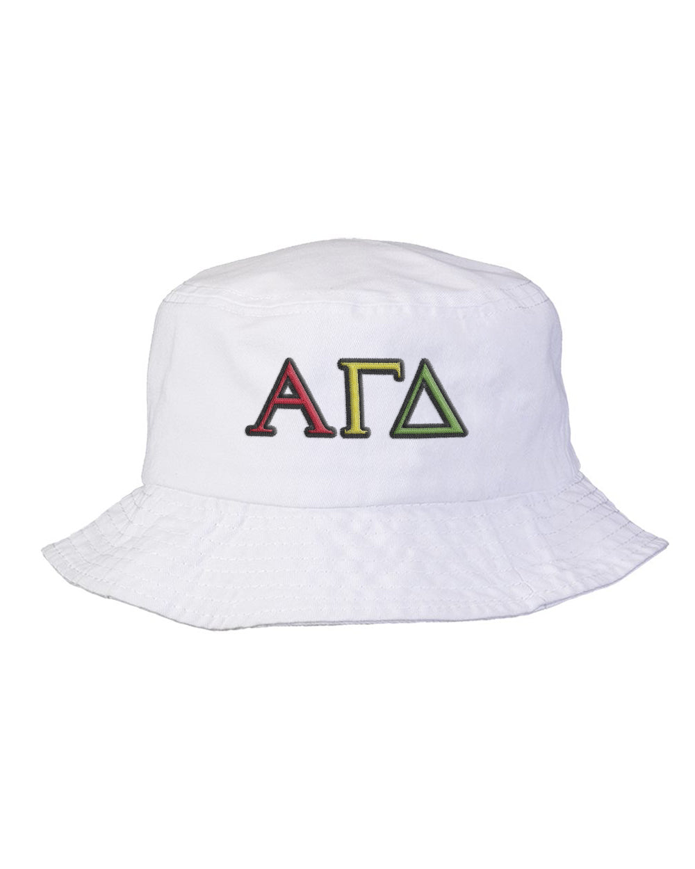 Alpha Gamma Delta Embroidered Bucket Hat