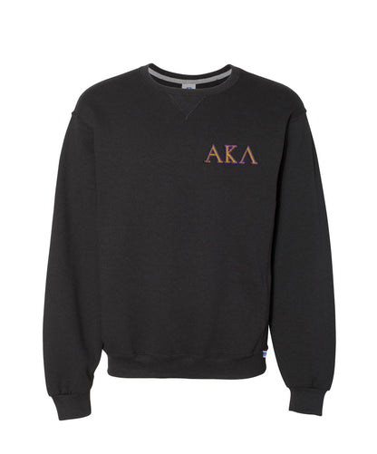 Alpha Kappa Lambda Embroidered Crewneck Sweatshirt