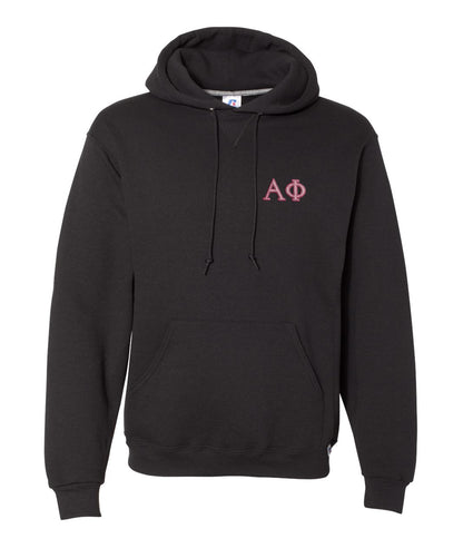 Alpha Phi Embroidered Hoodie