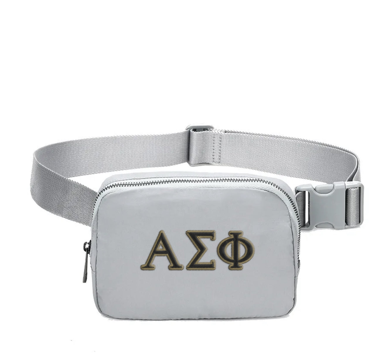 Alpha Sigma Phi Embroidered Belt Bag