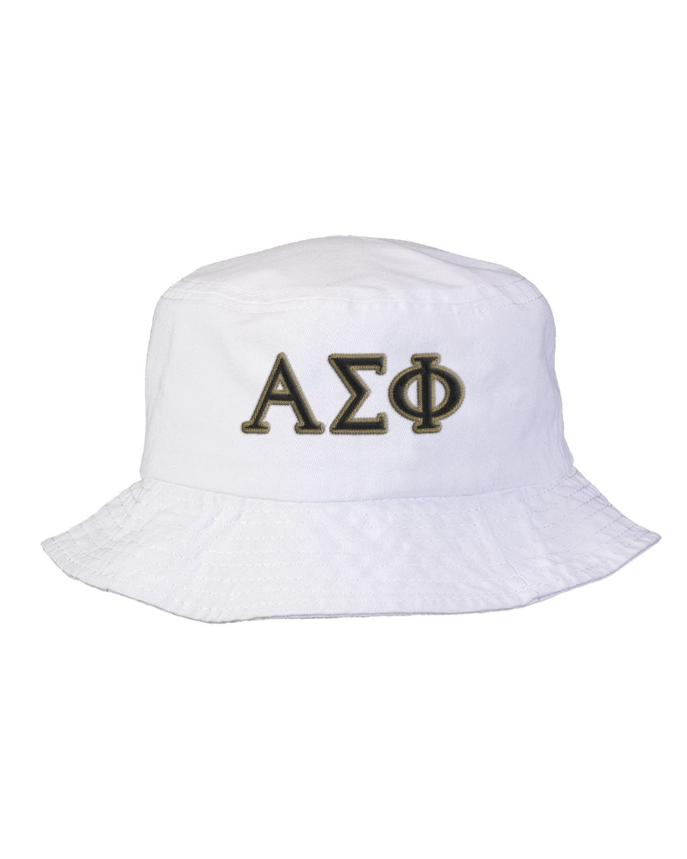 Alpha Sigma Phi Embroidered Bucket Hat