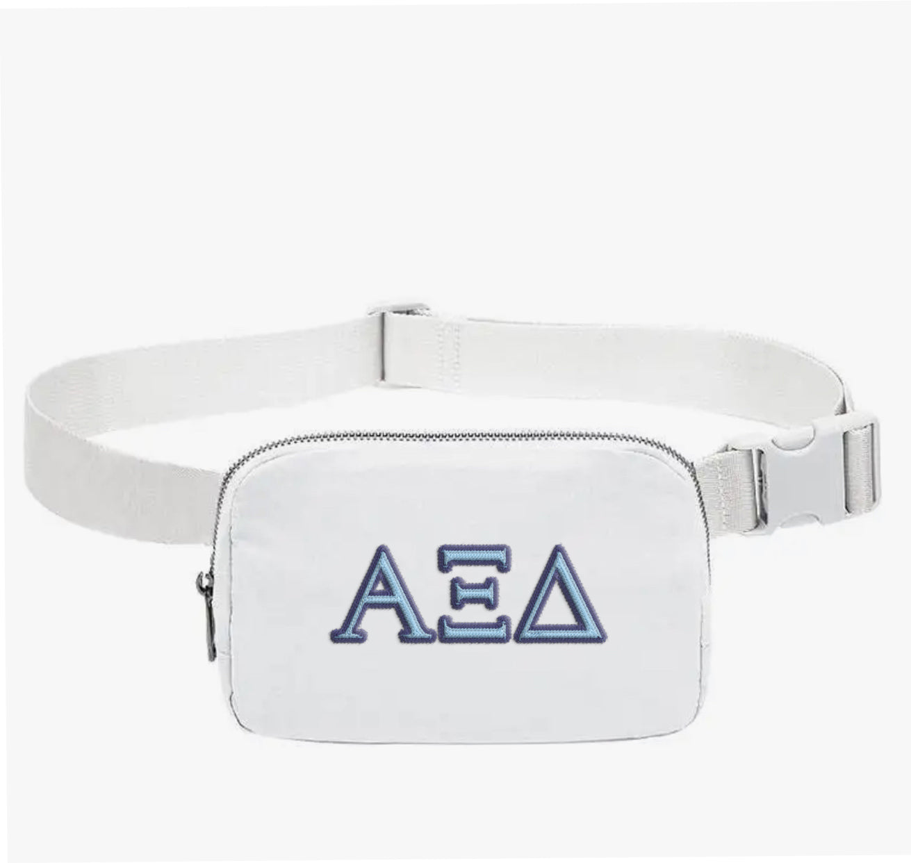 Alpha Xi Delta Embroidered Belt Bag
