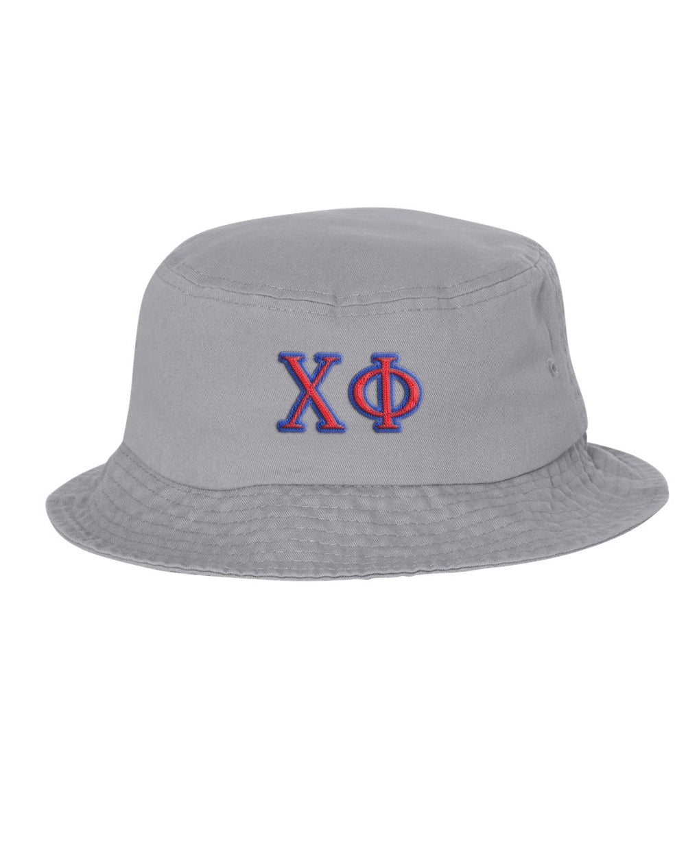 Chi Phi Embroidered Bucket Hat