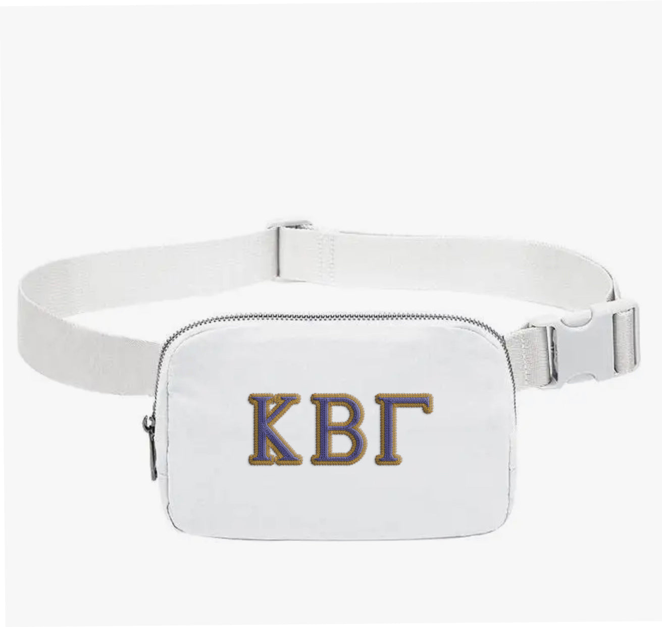 Kappa Beta Gamma Embroidered Belt Bag