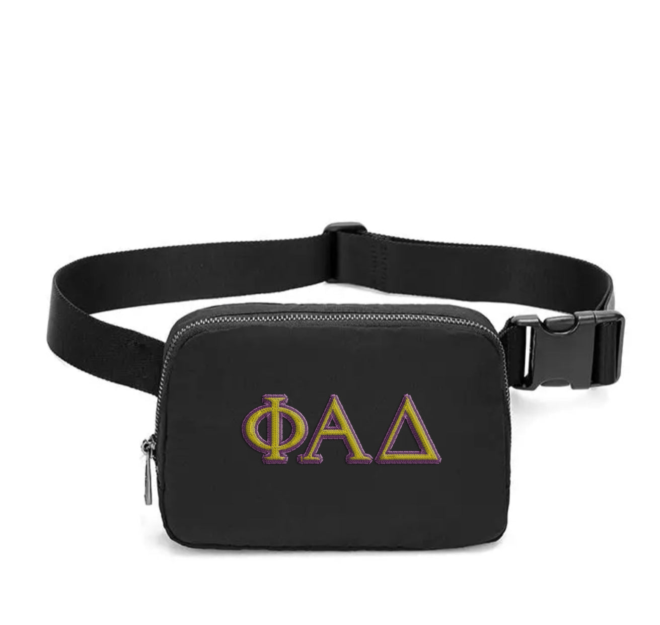 Phi Alpha Delta Embroidered Belt Bag