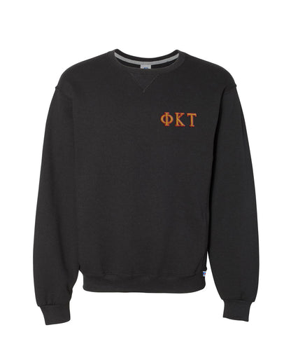 Phi Kappa Tau Embroidered Crewneck Sweatshirt