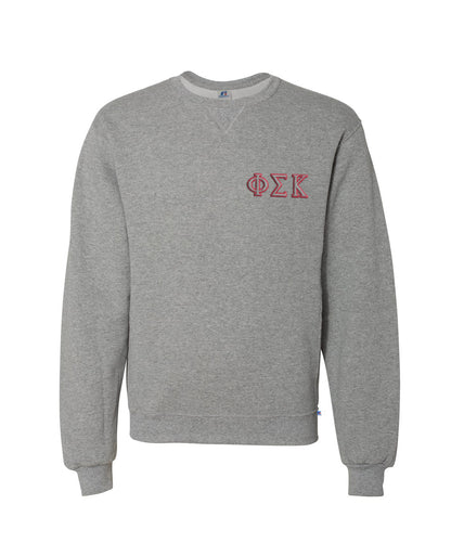 Phi Sigma Kappa Embroidered Crewneck Sweatshirt