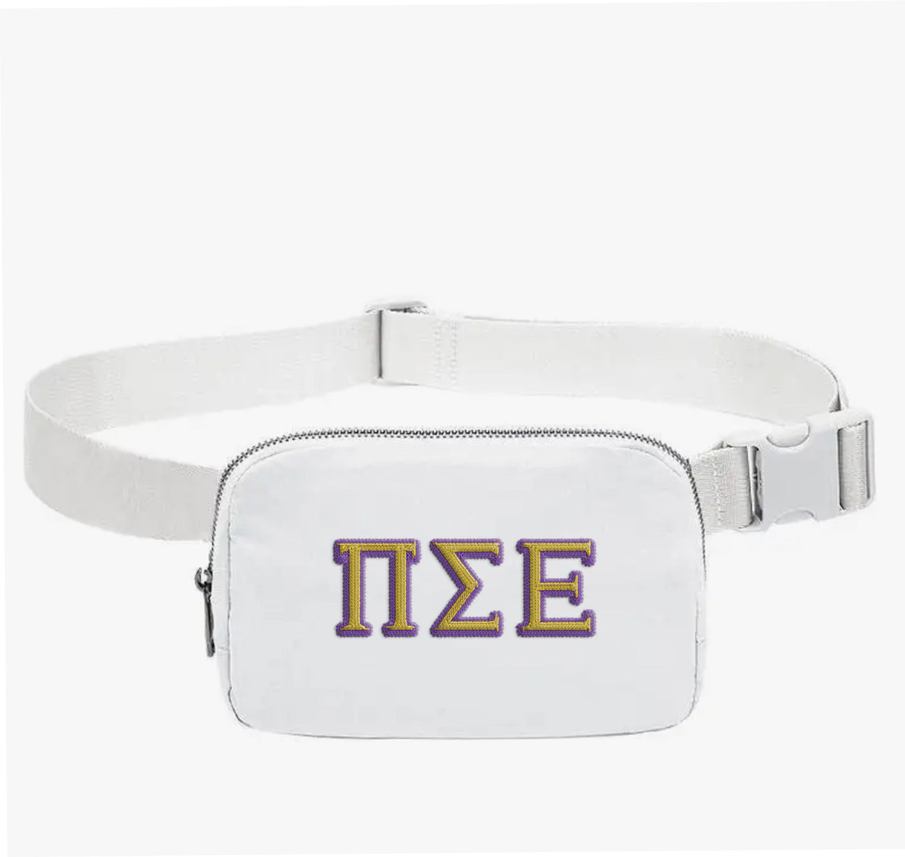 Pi Sigma Epsilon Embroidered Belt Bag