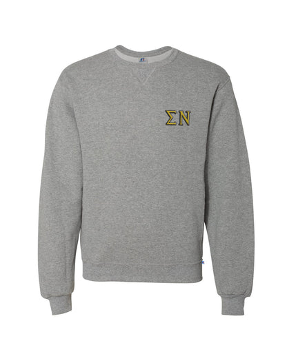 Sigma Nu Embroidered Crewneck Sweatshirt