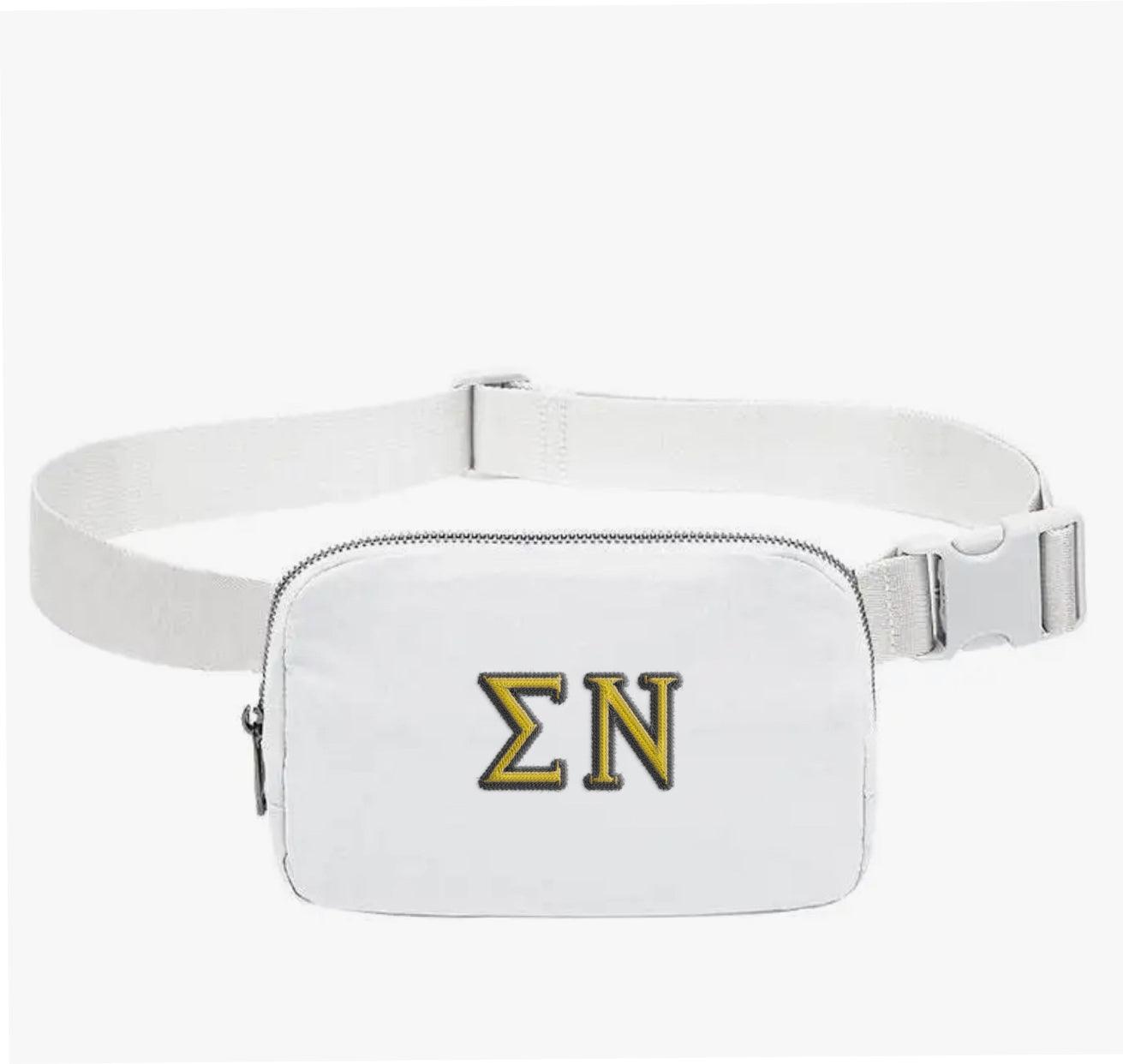 Sigma Nu Embroidered Belt Bag