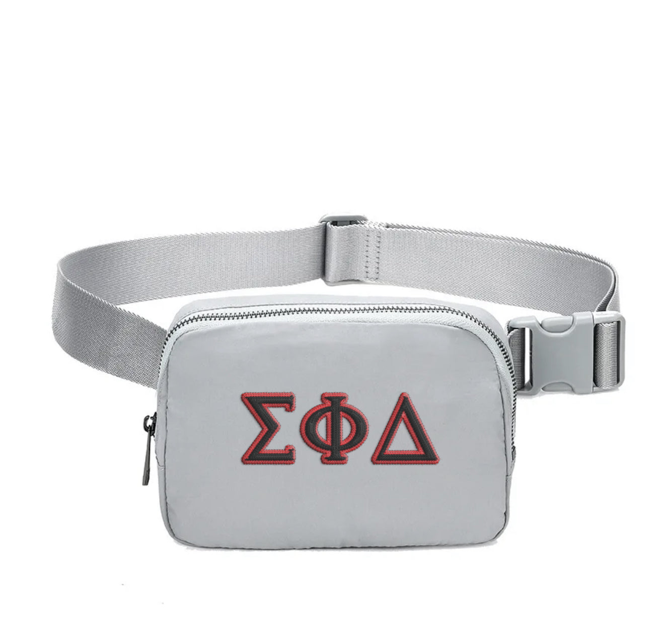 Sigma Phi Delta Embroidered Belt Bag