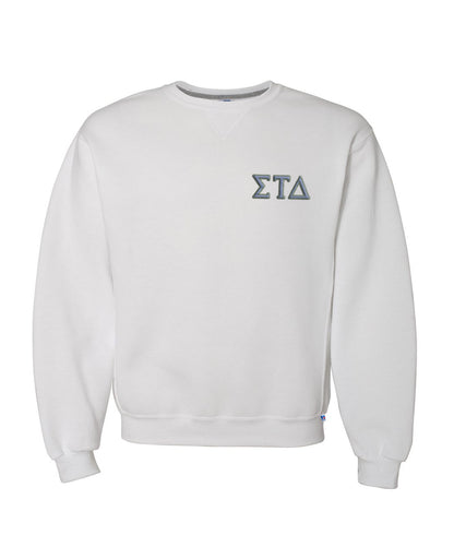 Sigma Tau Delta Embroidered Crewneck Sweatshirt