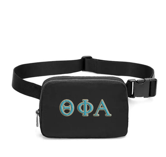 Theta Phi Alpha Embroidered Belt Bag