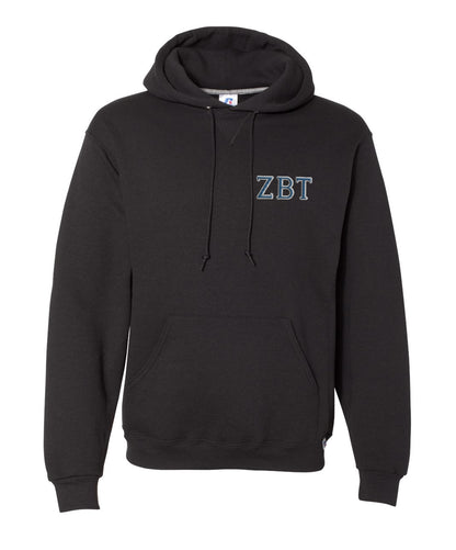 Zeta Beta Tau Embroidered Hoodie