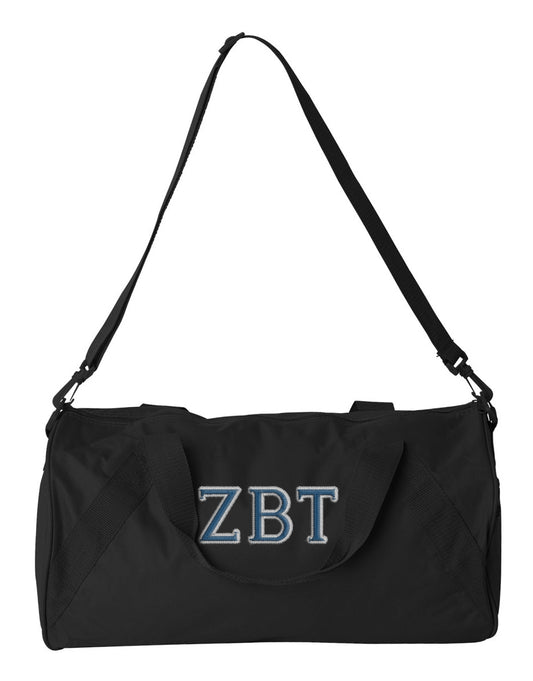 Zeta Beta Tau Embroidered Duffel Bag