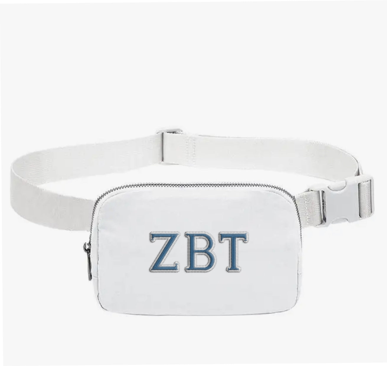 Zeta Beta Tau Embroidered Belt Bag