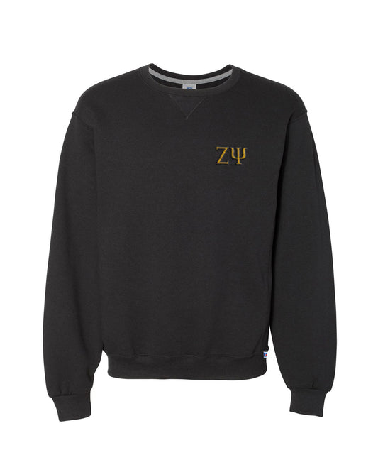 Zeta Psi Embroidered Crewneck Sweatshirt