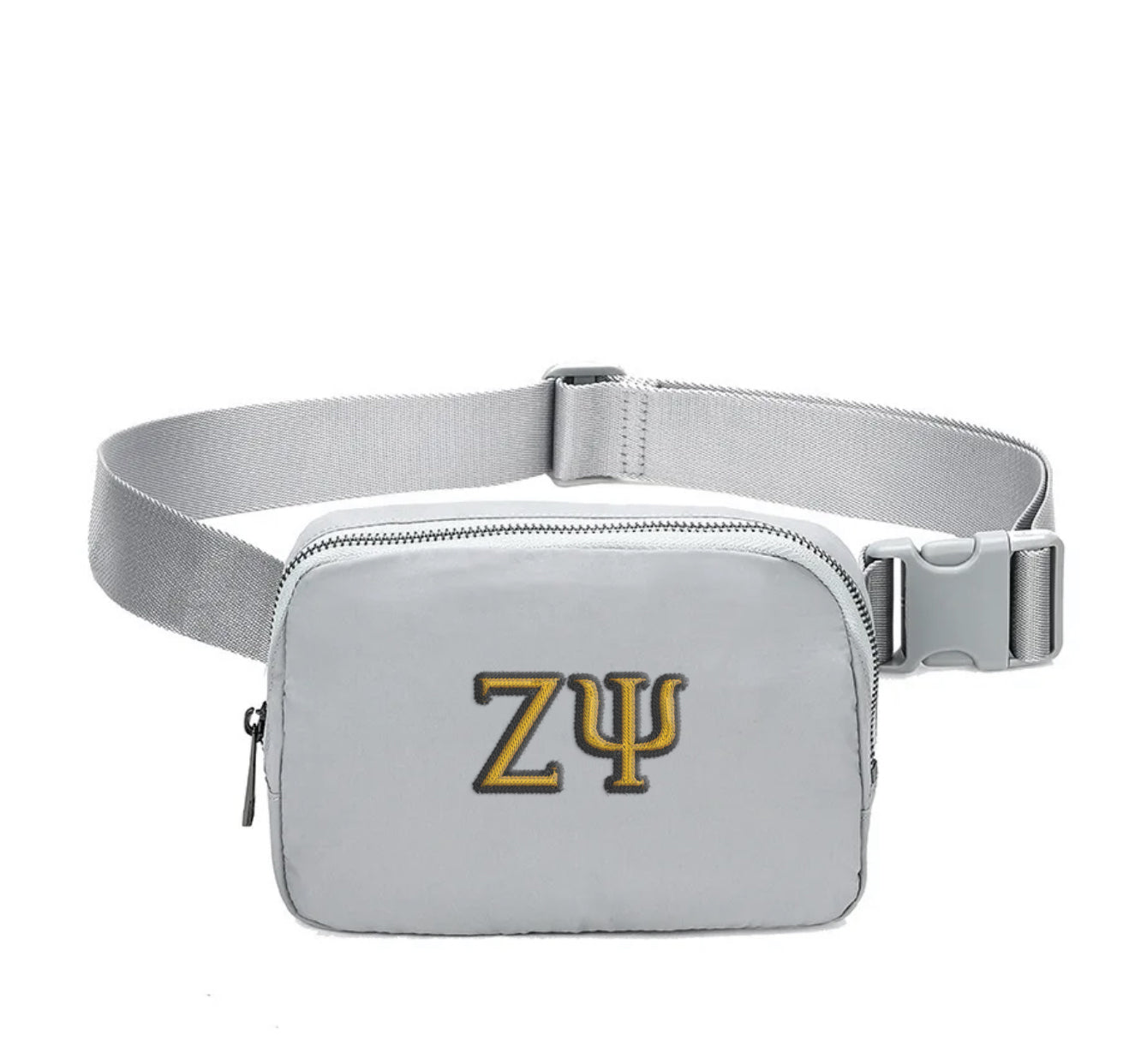 Zeta Psi Embroidered Belt Bag