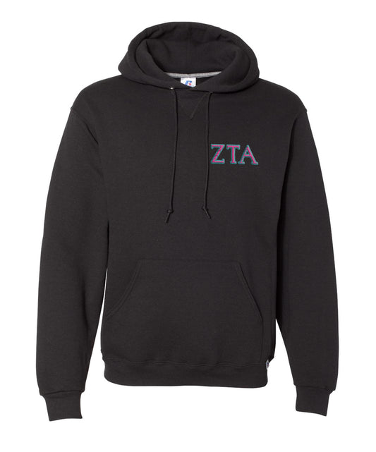 Zeta Tau Alpha Embroidered Hoodie