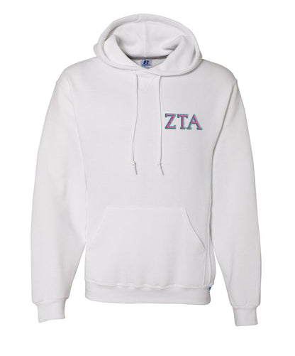 Zeta Tau Alpha Embroidered Hoodie