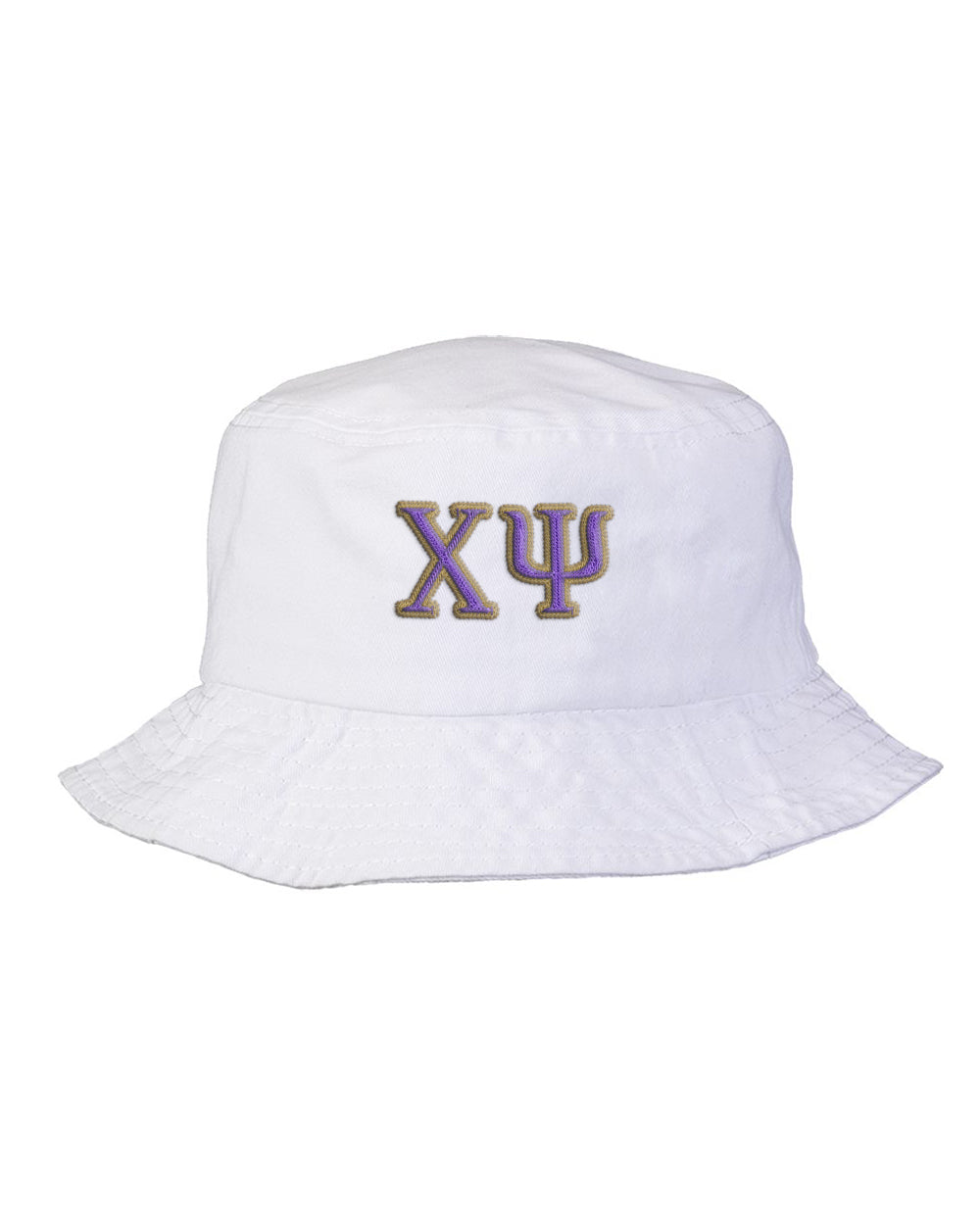 Chi Psi Embroidered Bucket Hat