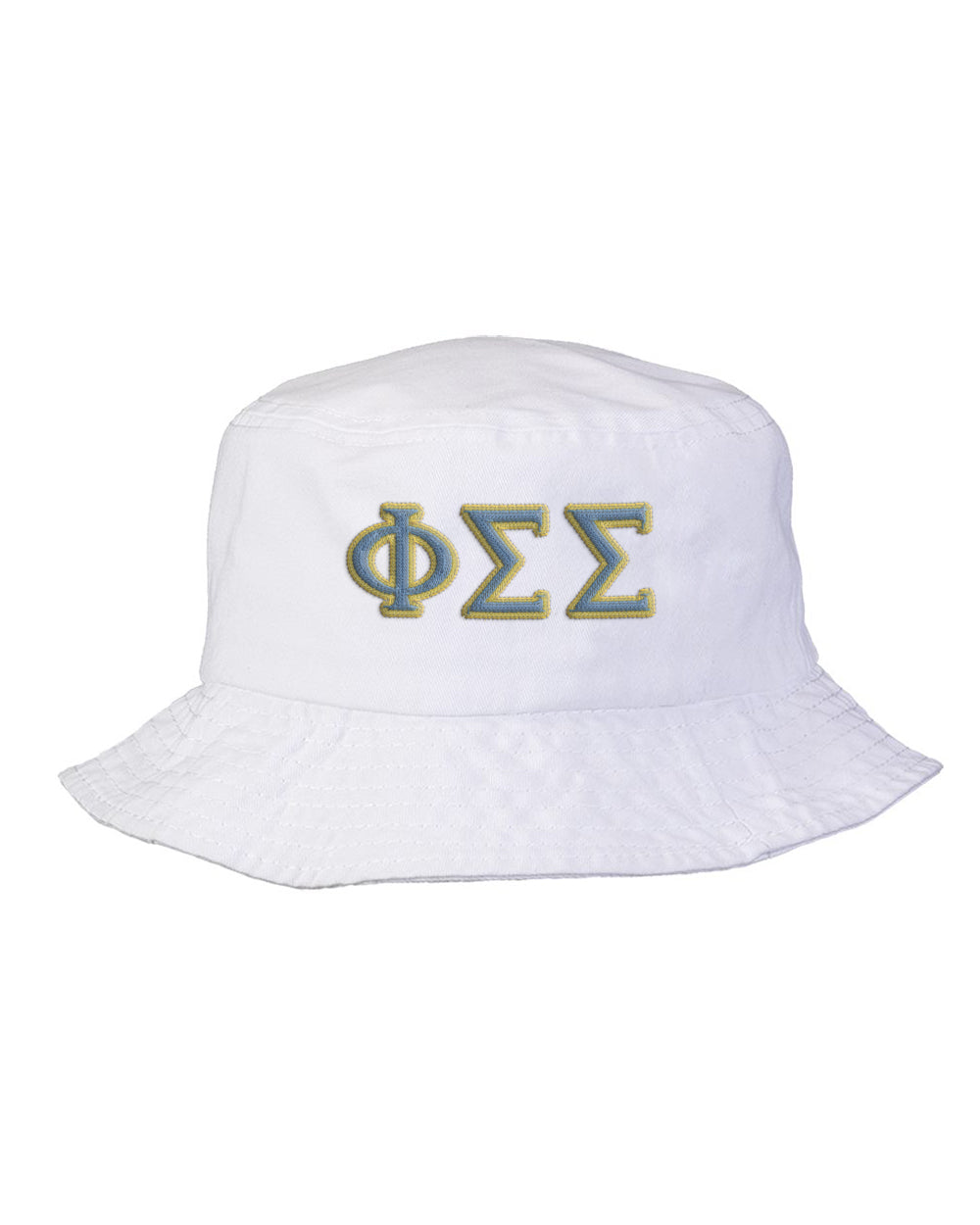 Phi Sigma Sigma  Embroidered Bucket Hat