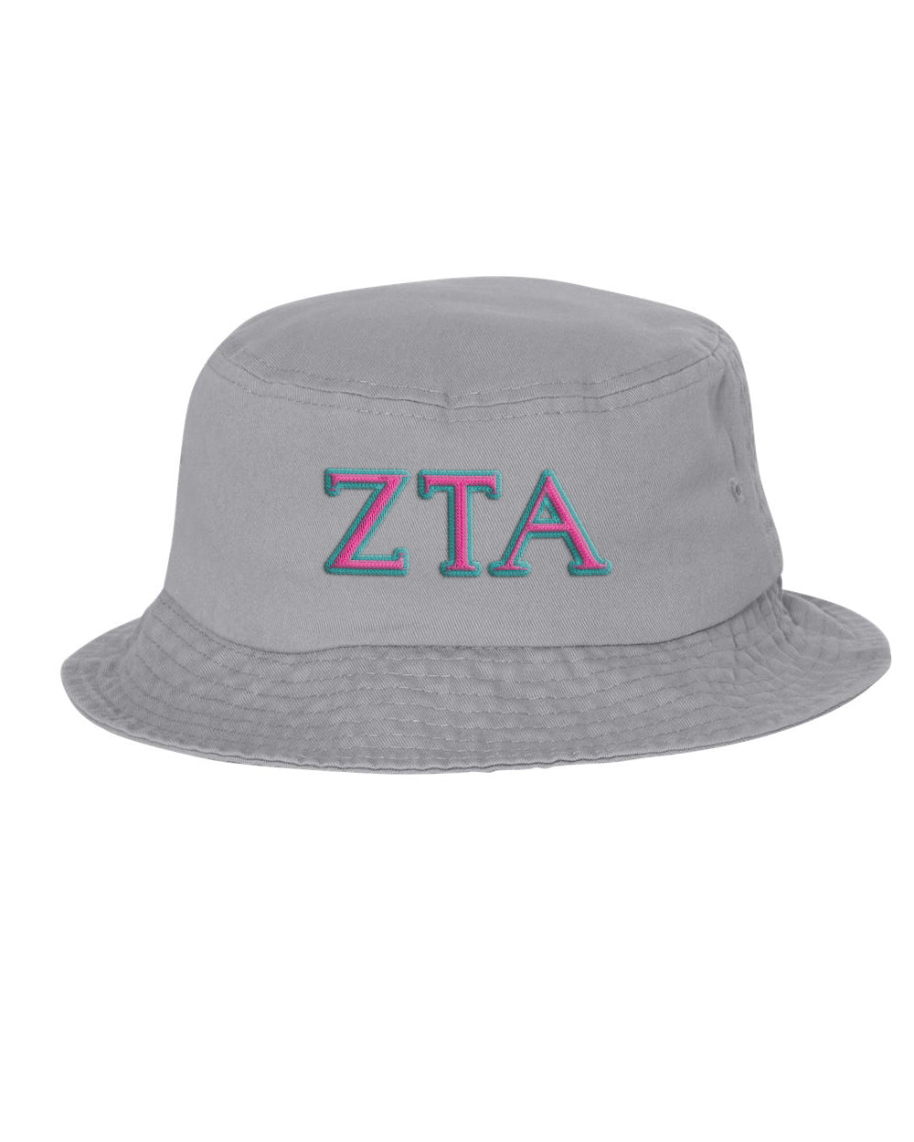 Zeta Tau Alpha Embroidered Bucket Hat
