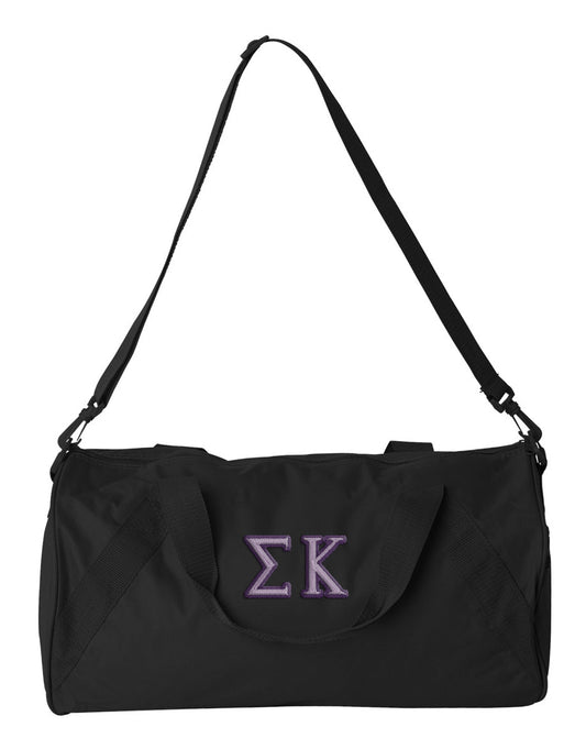 Sigma Kappa Embroidered Duffel Bag