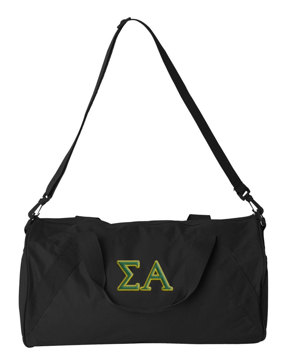 Sigma Alpha Embroidered Duffel Bag