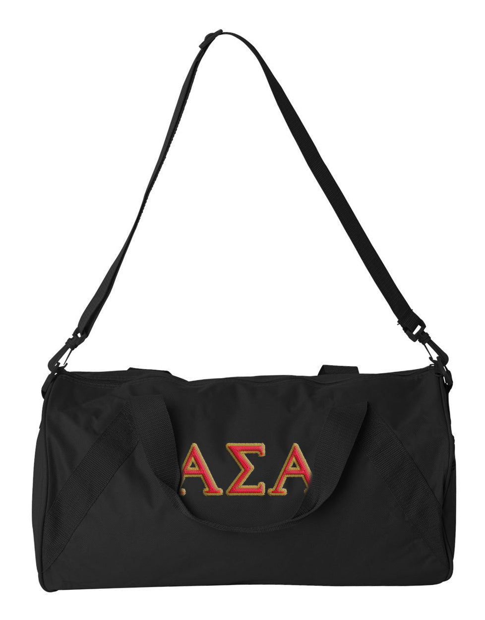 Alpha Sigma Alpha Embroidered Duffel Bag
