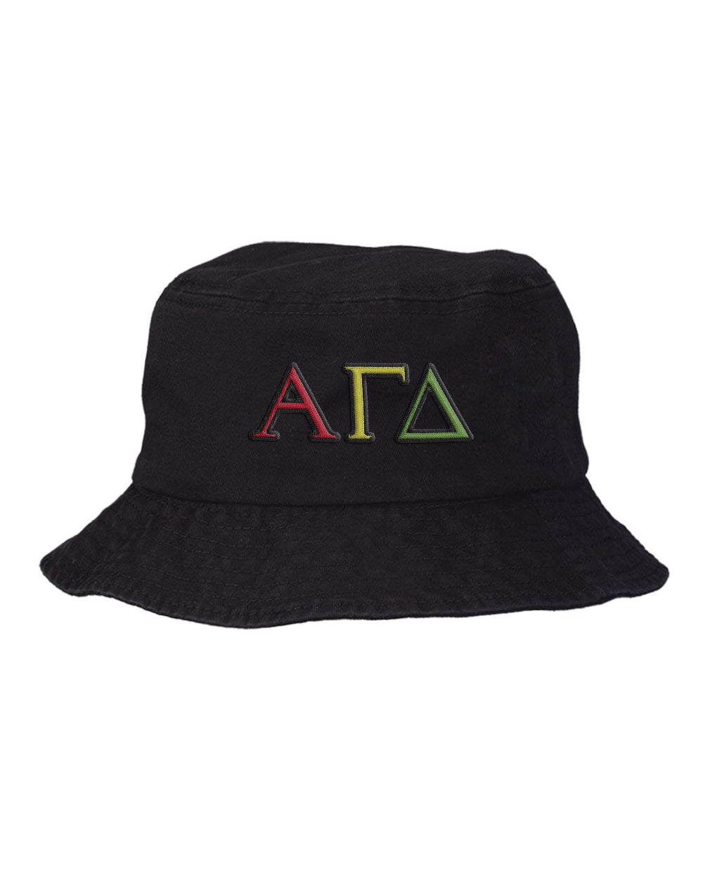 Alpha Gamma Delta Embroidered Bucket Hat