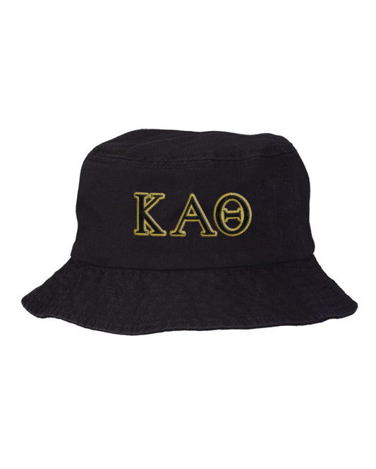 Kappa Alpha Theta Embroidered Bucket Hat