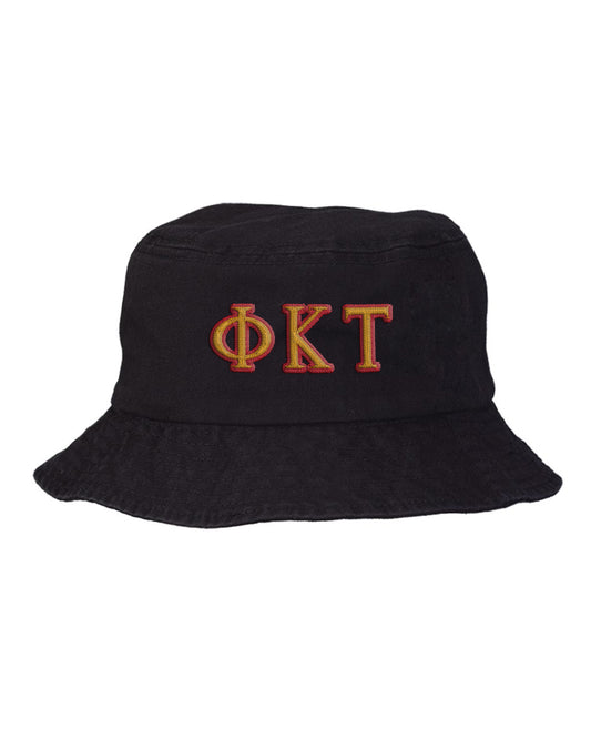 Phi Kappa Tau Embroidered Bucket Hat