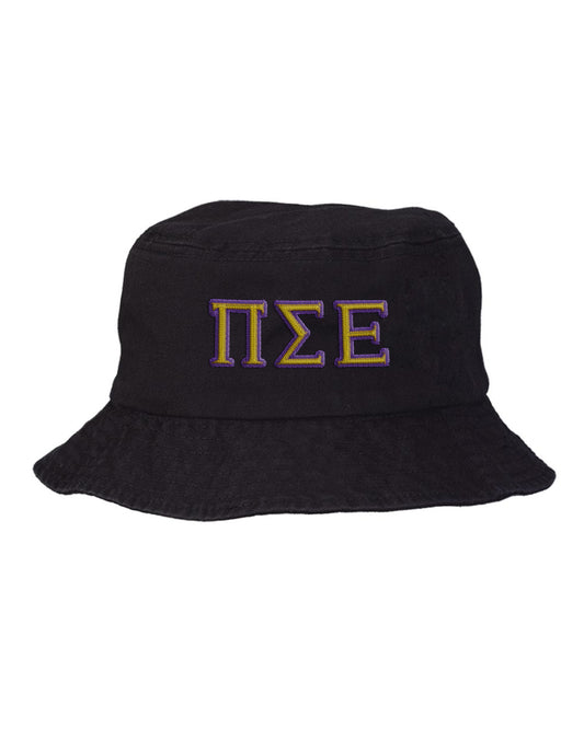 Pi Sigma Epsilon Embroidered Bucket Hat
