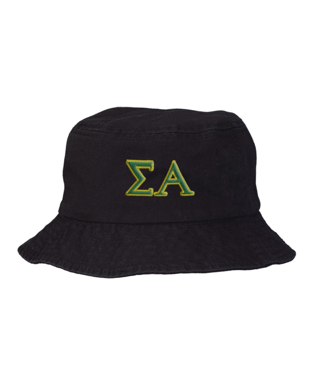 Sigma Alpha Embroidered Bucket Hat