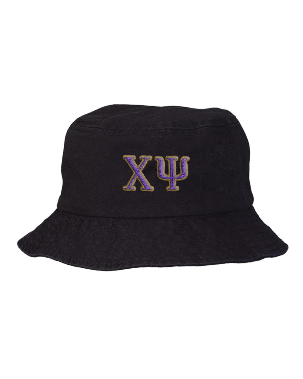 Chi Psi Embroidered Bucket Hat