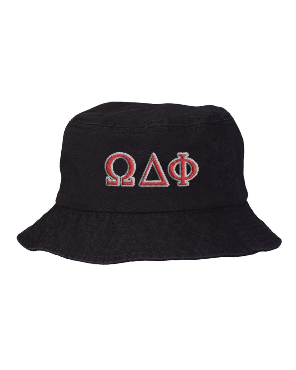 Omega Delta Phi Embroidered Bucket Hat