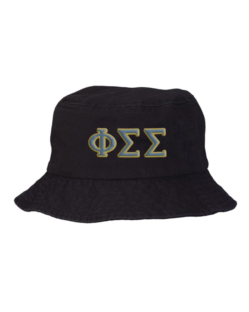 Phi Sigma Sigma  Embroidered Bucket Hat